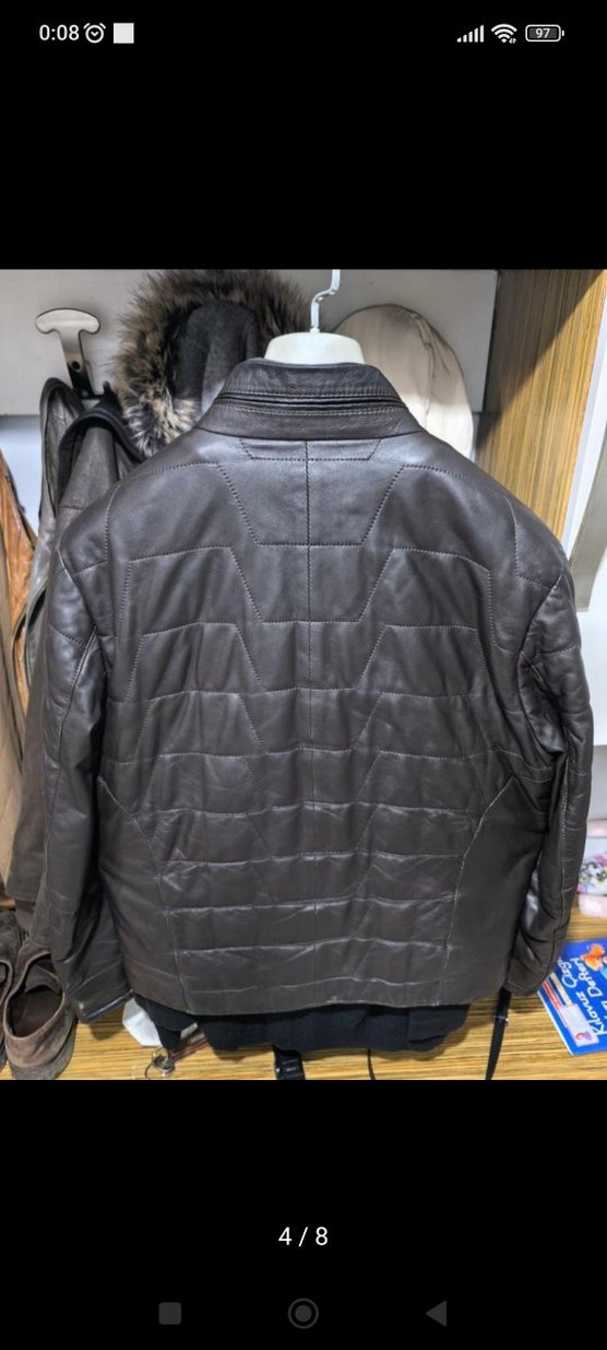 KiP Siyah Deri Biker Ceket - Görsel 4