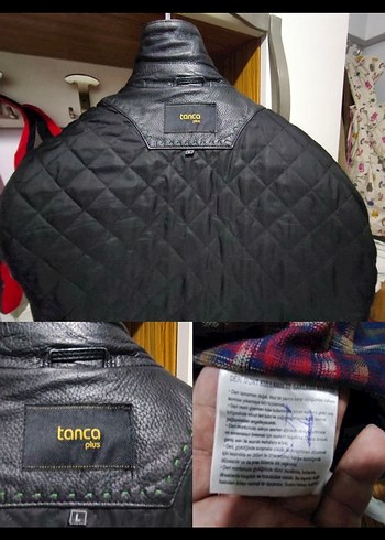 Erkek Deri Biker Ceket Siyah Regular Fit - Görsel 6