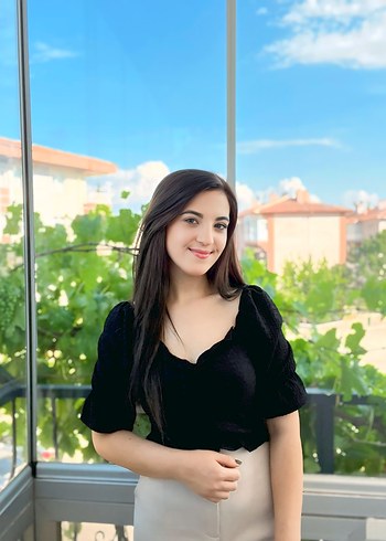 Siyah Straplez Midi Kadın Bluz