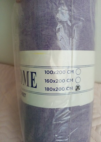 English Home Mor Pastel Bohem Stil Lastikli Çarşaf