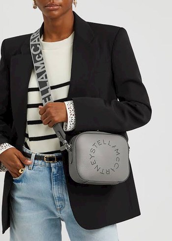 Stella McCartney Stella McCartney gri camera case canta