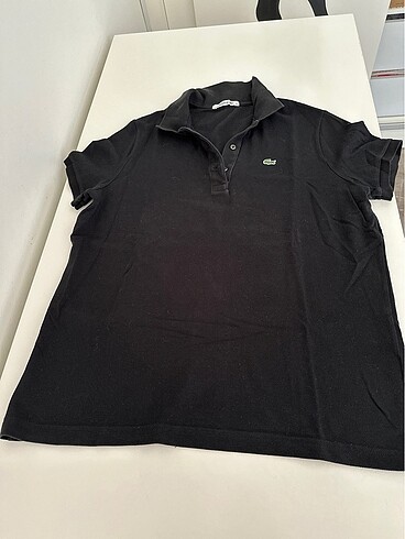 Lacoste Polo yaka orjinal siyah tshirt