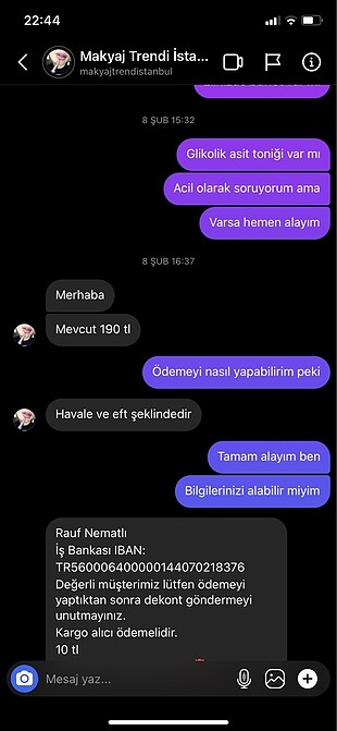  Beden Renk Glikolik asit toniği