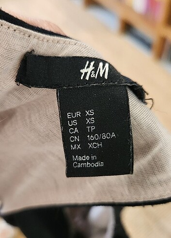 H&M H&m kısa elbise dantelli