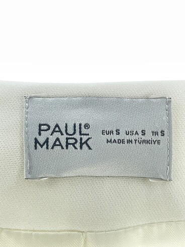 s Beden beyaz Renk Paulmark Blazer %70 İndirimli.