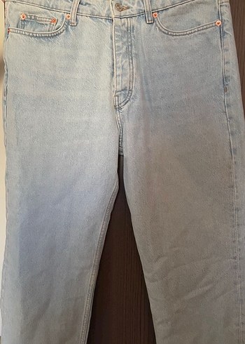 Kadın Gri Denim Midi Boy Salaş Jean