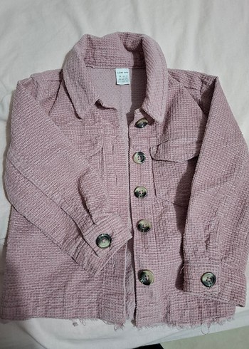 LC Waikiki LCW Kız Bebek Pembe Kadife Ceket