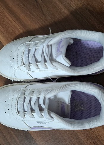 25 Beden mor Renk Mor Detaylı Puma Kız çocuk Spor Ayakkabı