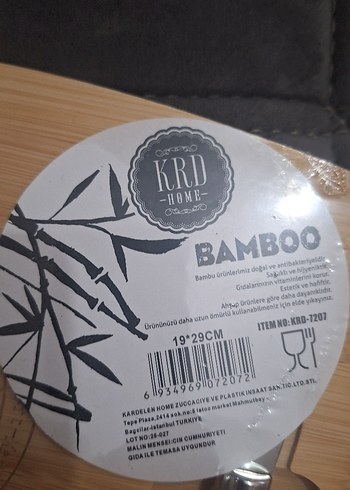 Bambu Peynir Kesme Tahtası ve Çatal Seti - Görsel 3