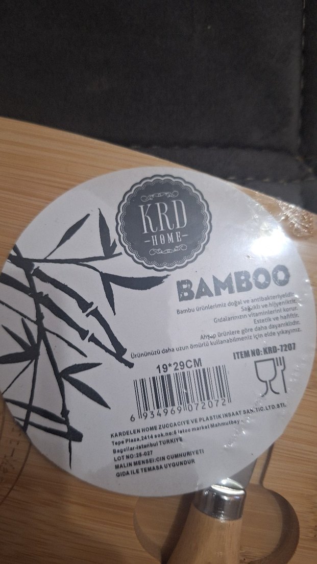 Bambu Peynir Kesme Tahtası ve Çatal Seti - Görsel 3