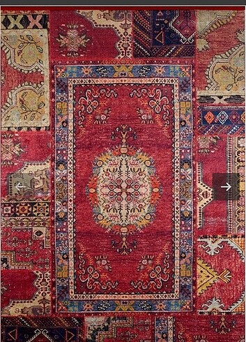 160 x230 dokuma taban bordo etnik vintage halı