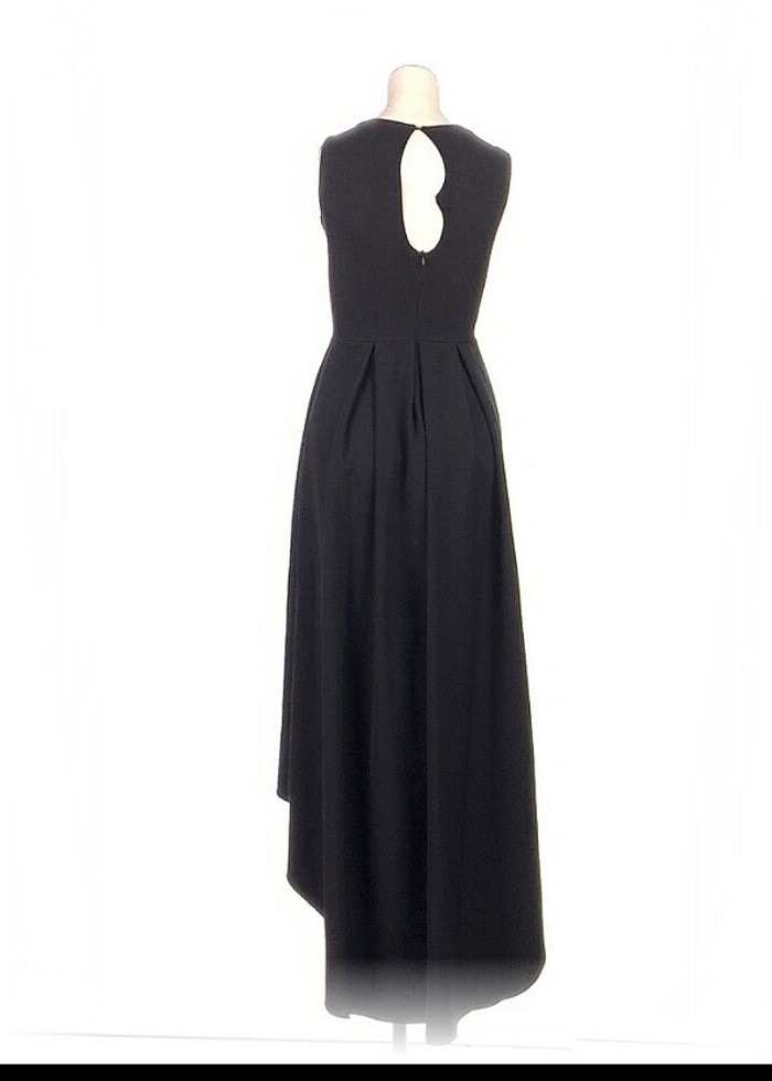 36 beden siyah abiye elbise - Görsel 3