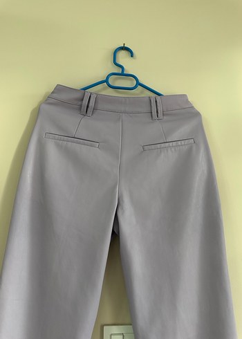 Mor Bershka  Kadın deri Pantolon - Görsel 3