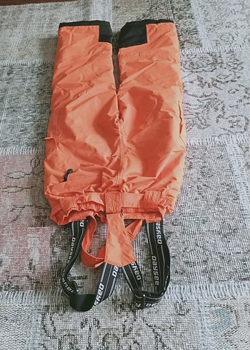 Turuncu Erkek Kayak Pantolonu, Bel Bantlı, Rahat Kesim - Görsel 2