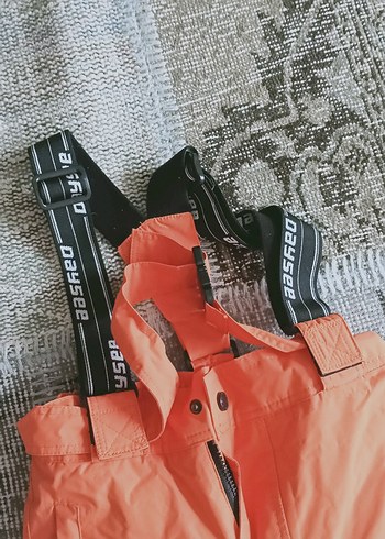 Turuncu Erkek Kayak Pantolonu, Bel Bantlı, Rahat Kesim - Görsel 3