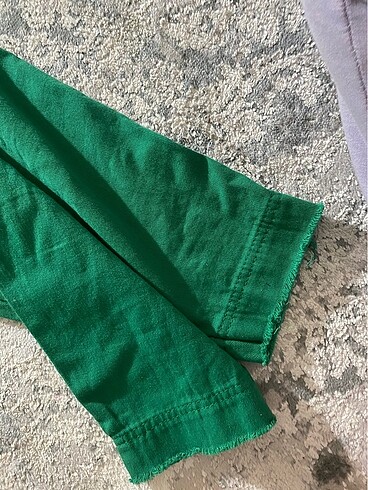 s Beden yeşil Renk İnce kumaş pantolon