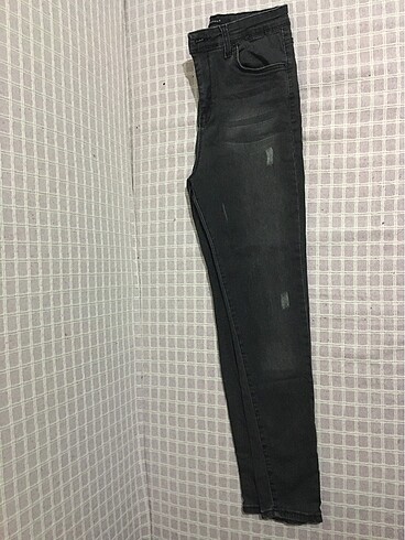 Yüksek Bel Siyah Jean Pantolon