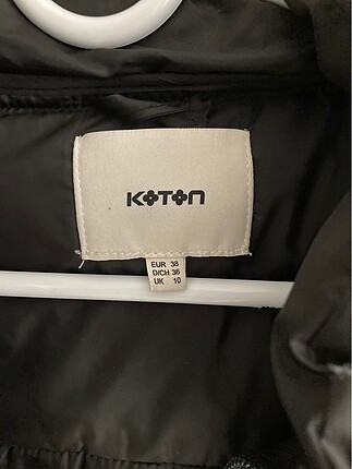 Koton İyi durumda siyah mevsimlik mont