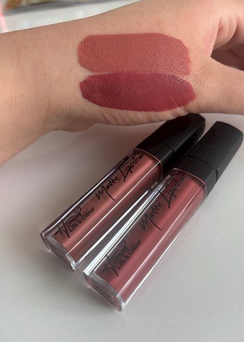 Parlak Bej Renk Sıvı Mat Ruj - Görsel 2