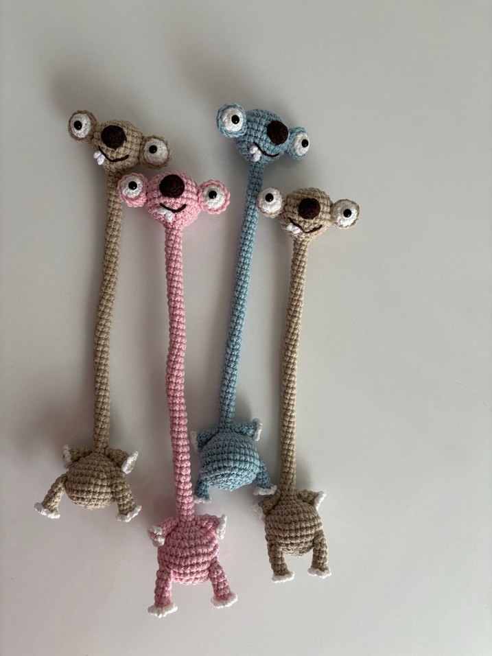 Amigurumi Sid Çanta ve Araba Aksesuarı (TELSİZ FİYATI) - Görsel 2