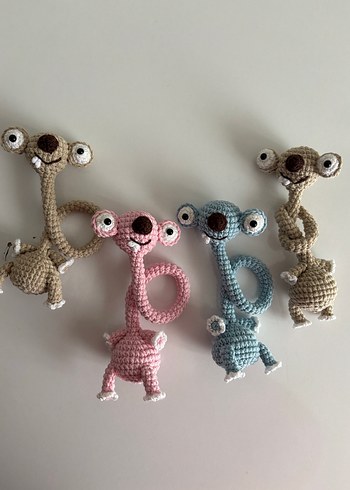 Amigurumi Buz Devri Sid (Telli Model) - Görsel 3