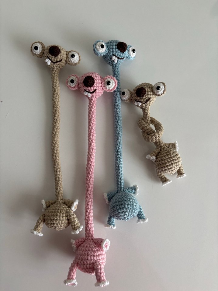 Amigurumi Buz Devri Sid (Telli Model) - Görsel 4