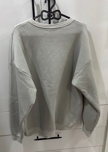 Gri Kadın Uzun Kollu Salaş Sweatshirt - Görsel 5