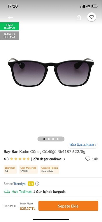 Rayban gözlük