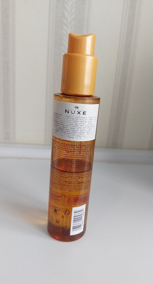 NUXE SPF 10 Bronzlaştırıcı Güneş Yağı - Görsel 2