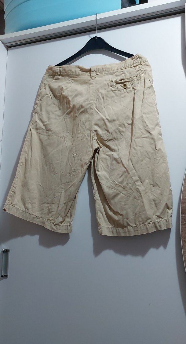 Bej Kadın Bermuda Şort - Görsel 2