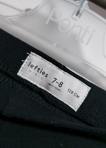 Siyah Düz Spor Kız Çocuk Tayt - Görsel 2