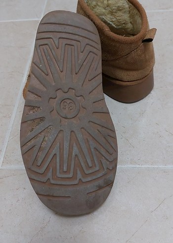 36 Beden kahverengi Renk UGG Kahverengi Süet Kürklü Kadın Bot