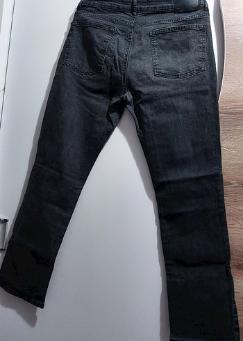 Gri Regular Fit Erkek Denim Pantolon - Görsel 4