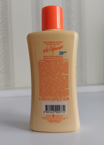 Eda Taşpınar Beyaz Ten Bronzlaştırıcı 20 SPF - Görsel 2