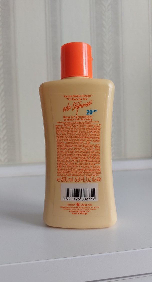 Eda Taşpınar Beyaz Ten Bronzlaştırıcı 20 SPF - Görsel 2