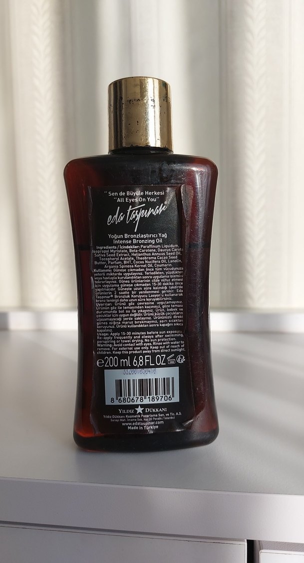 Eda Taşpınar Yoğun Bronzlaştırıcı Yağ - Görsel 2