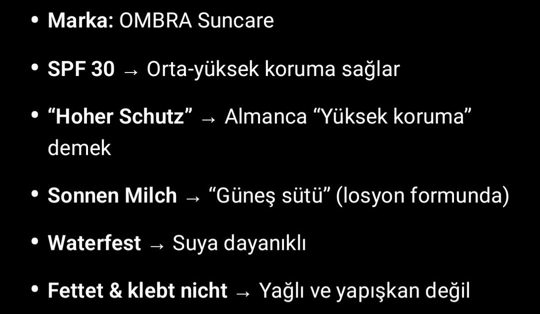 Ombra Güneş Sütü SPF 30 - Görsel 3
