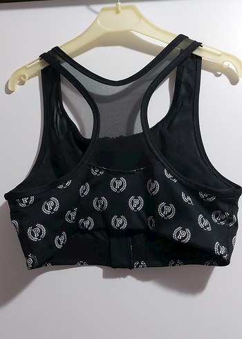 Siyah Baskılı Spor Sütyeni Mini - Görsel 2