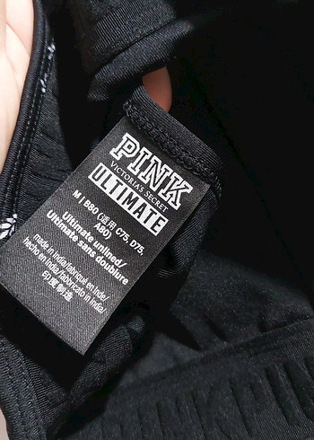 Siyah Baskılı Spor Sütyeni Mini - Görsel 4