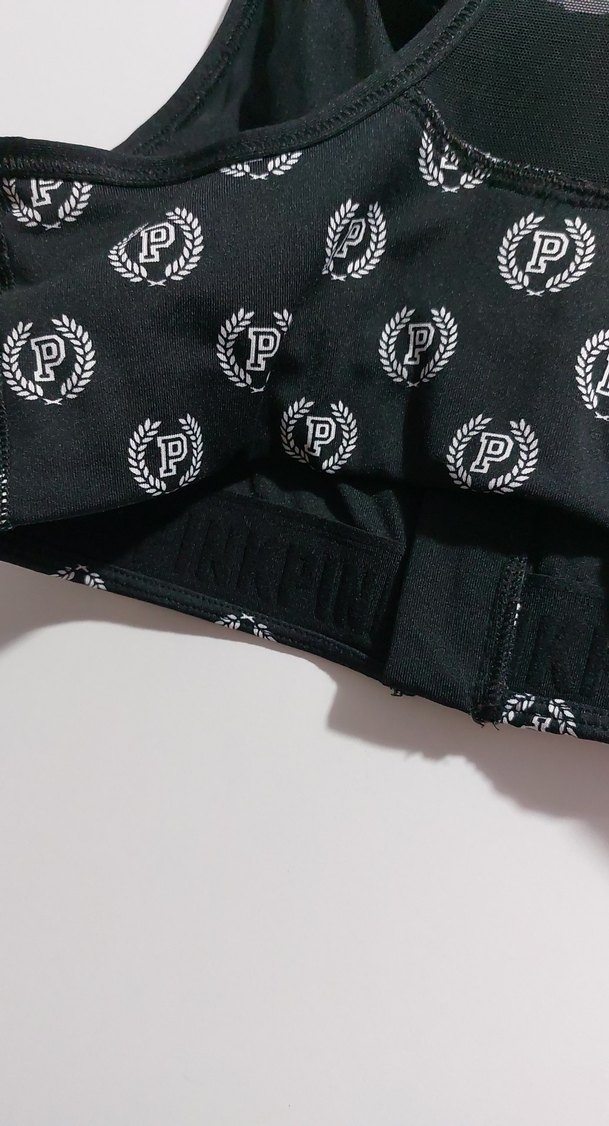 Siyah Baskılı Spor Sütyeni Mini - Görsel 3