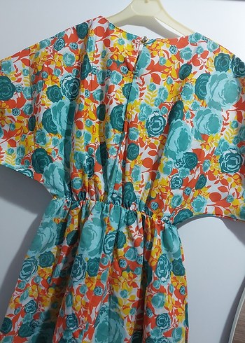 Renkli Kadın Elbise - Görsel 3