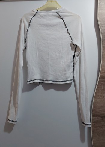 Uzun Kollu Baskılı Tişört - Görsel 2