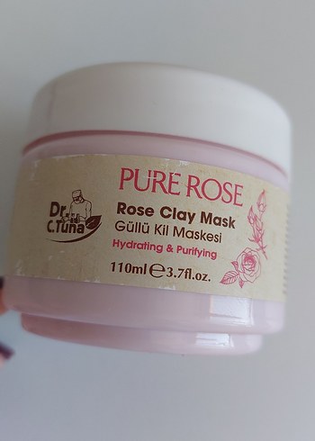 Pure Rose Gül Özlü Kil Maskesi 110ml - Görsel 2