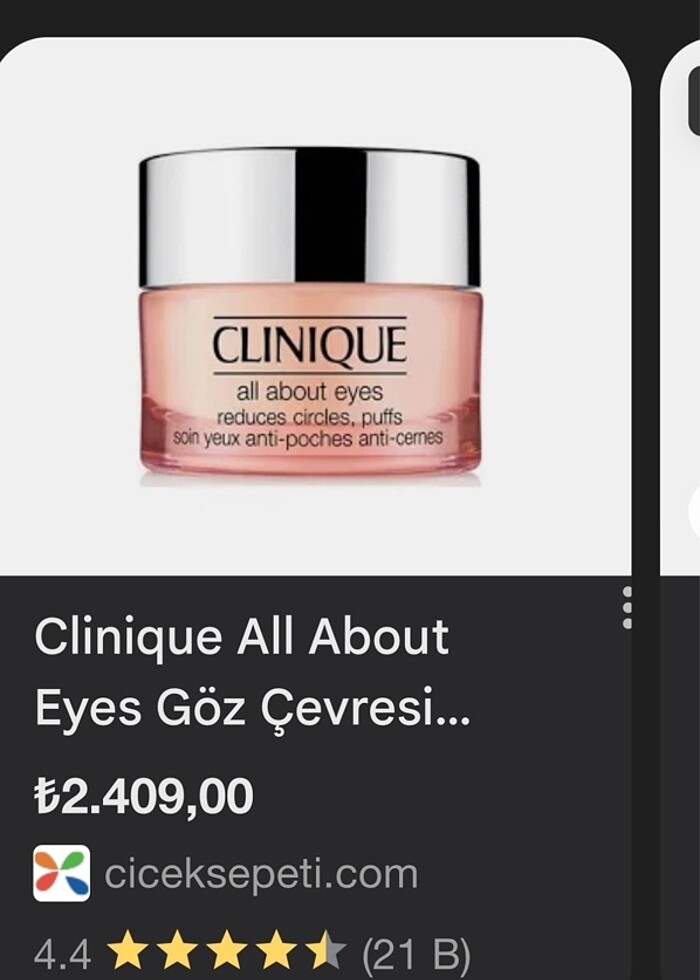 Clinique göz kremi - Görsel 4