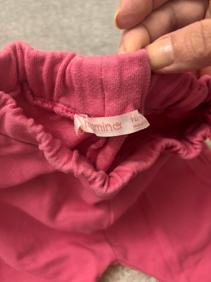 Kız Çocuk Pembe Sıcak Tayt - Görsel 3