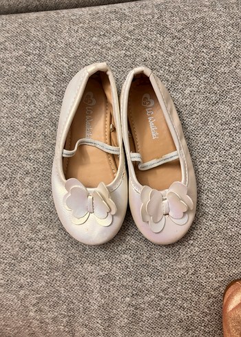 Kız Çocuk Beyaz Kelebekli Babet - Görsel 2