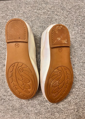 Kız Çocuk Beyaz Kelebekli Babet - Görsel 3