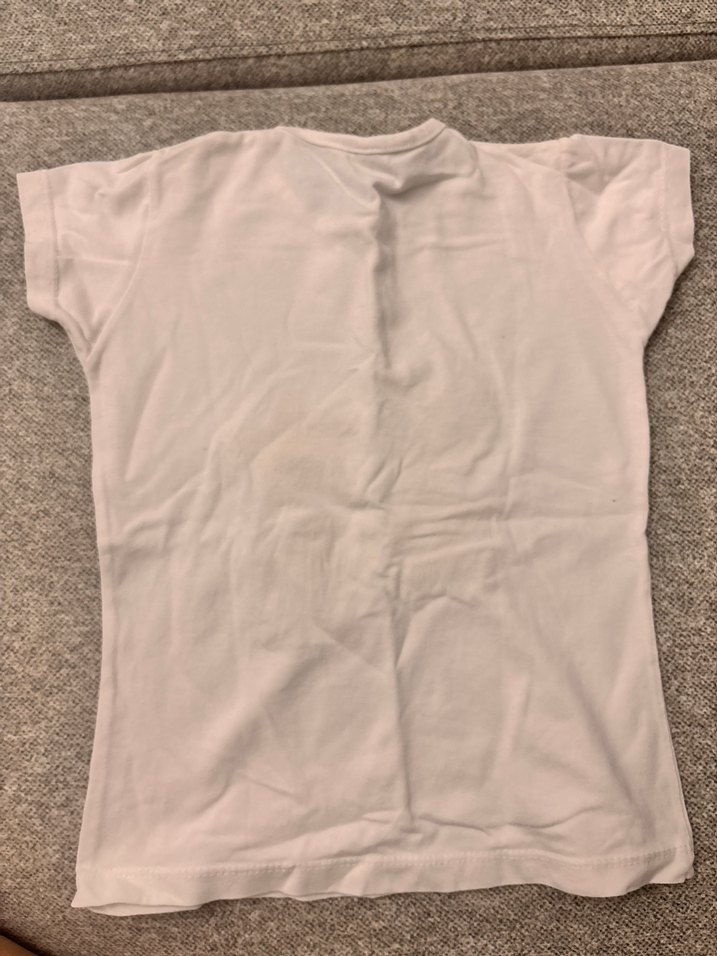 Kız Çocuk Parlak Pul İşlemeli Kısa Kollu Tişört - Görsel 3