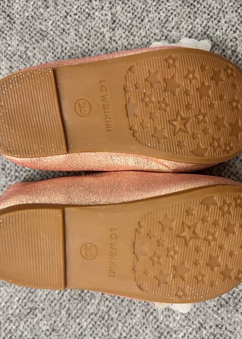 Pembe Çiçekli Kız Çocuk Babet Ayakkabı - Görsel 3