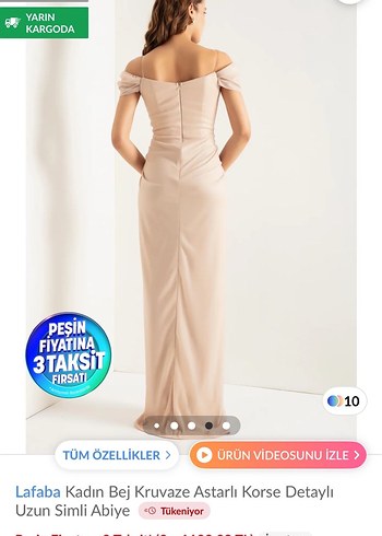 Zara lafaba korse detaylı simli bej rengi uzun abiye elbise